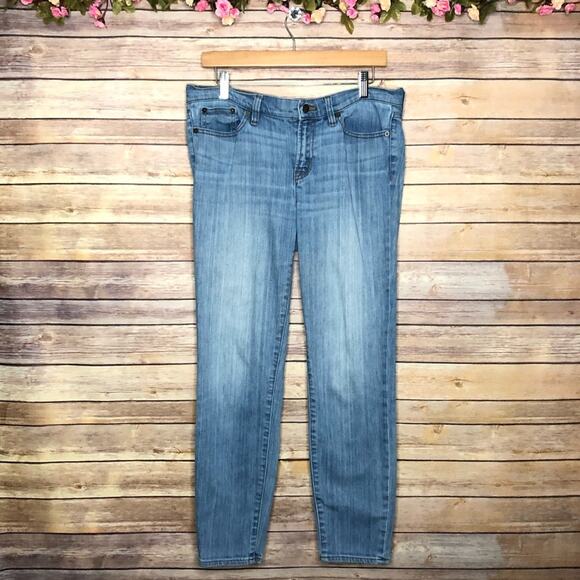 J. Crew Factory Mid Rise Skinny Jeans in Jess Wash - Picture 2 of 6